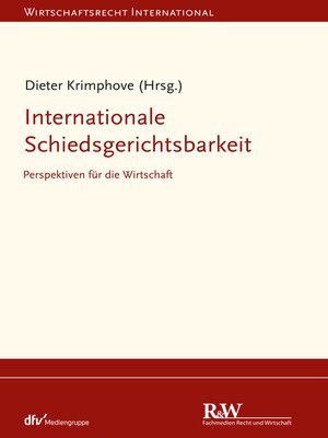 cover image of Internationale Schiedsgerichtsbarkeit